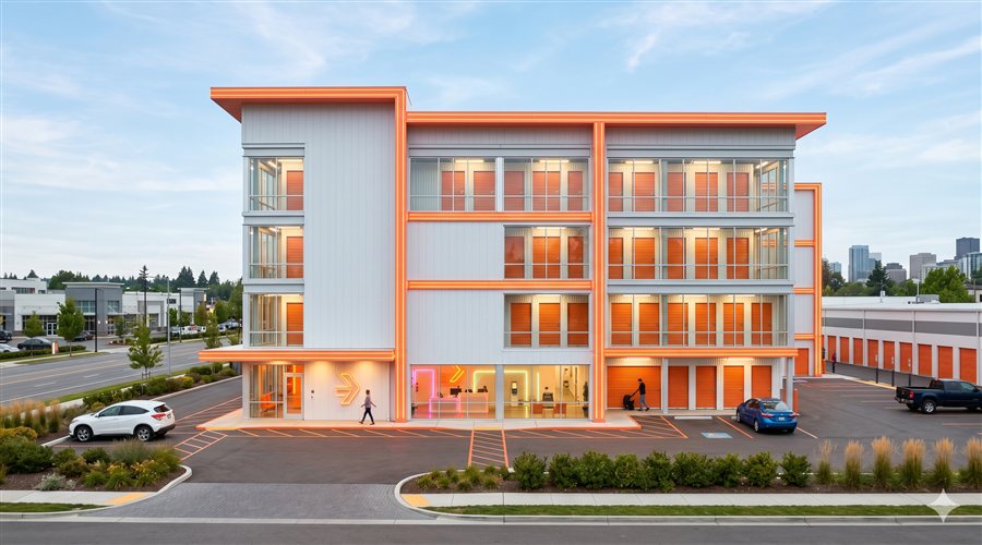 Multi story climate controlled storage
